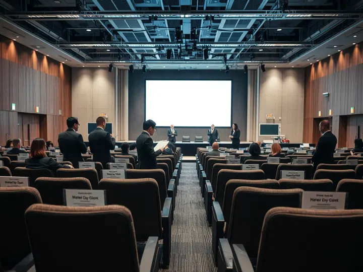客户背景：医疗企业合作伙伴大会会场布置